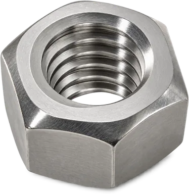 Tuerca hex inoxidable, pieza de referencia