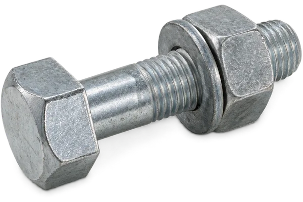 Pieza representativa de tornillería estructural